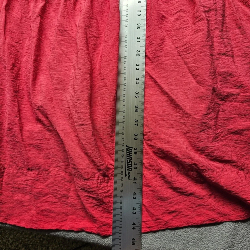 Abercrombie & Fitch Tiered Maxi Dress Womens MP Pink Lined Adjustable Straps